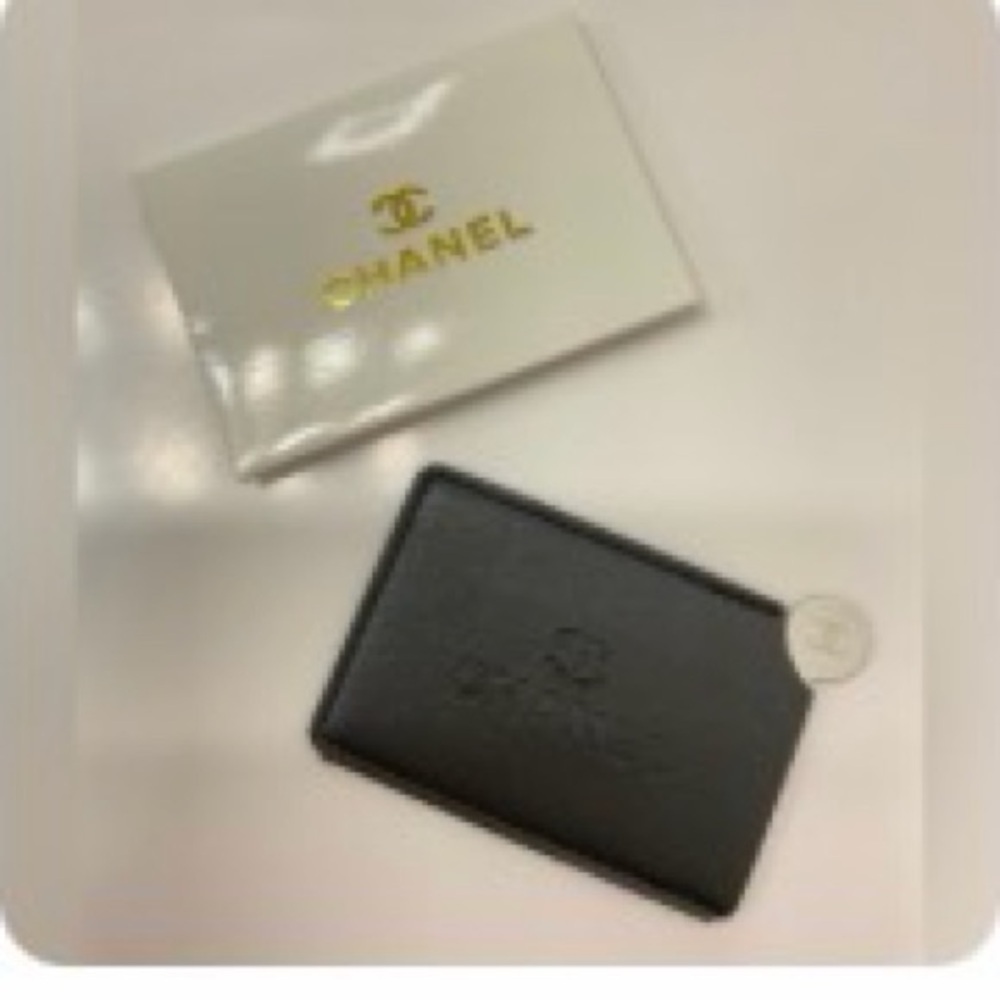 NIB CHANEL  Black  Metallic Mirror with case